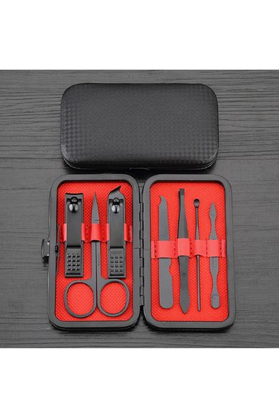 newnet 7 Pieces Stainless Steel Portable Mini Manicure-Pediküre Set