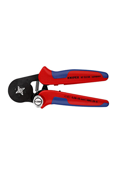 Knipex Dörtçene Yüksük Sıkma Pensi 97 53 04