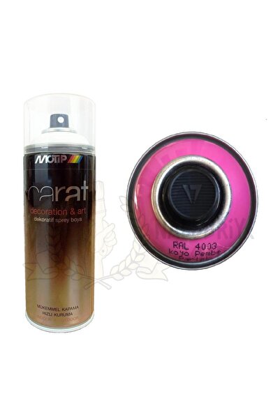 Motip Carat Akrilik Sprey Boya KOYU PEMBE PARLAK 400 ml - RAL4003