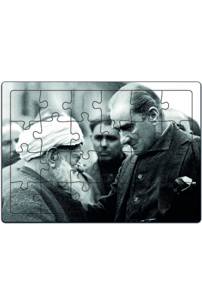 minİQ toys Ahşap ATATURK  4’lü Set Eğitici-öğretici Yapboz