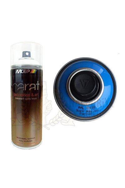 Motip Carat Akrilik Sprey Boya GÖK MAVİ PARLAK 400 ml - RAL5015