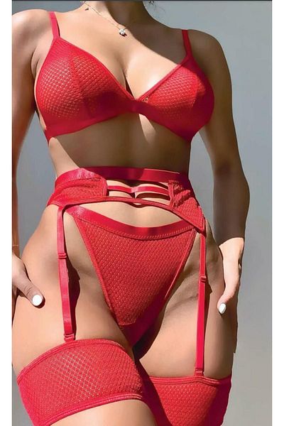 Nightlight Fancy Garter Set - With Leg Band