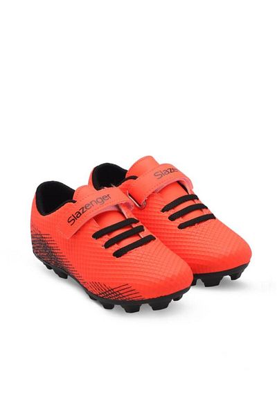 Slazenger Ghete de fotbal pentru băieți - CULTURAL Unisex, portocaliu SA24FF008-760