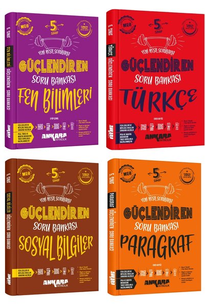 Ankara Yayıncılık Ankara 5. Sınıf Fen Bilimleri + Türkçe + Sosyal + Paragraf ...