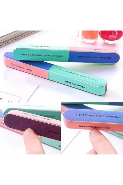 newnet 7-Way Colorful Paper File - Manicure-Pediküre Nail Polisher File