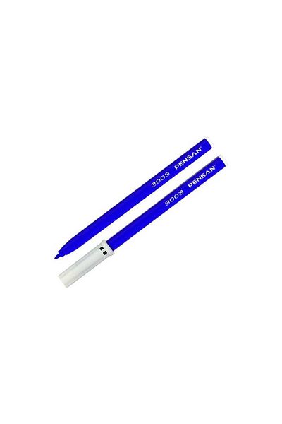 Natural Blue 10-Piece Office Type Felt Tip Pen Set
