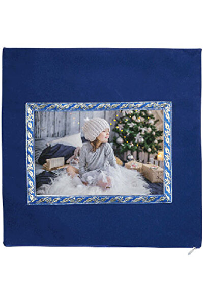 anı fotoğrafçılık her anı'nıza y'anı'ınızdayız Kişiye özel Kadife Kare Yastık...