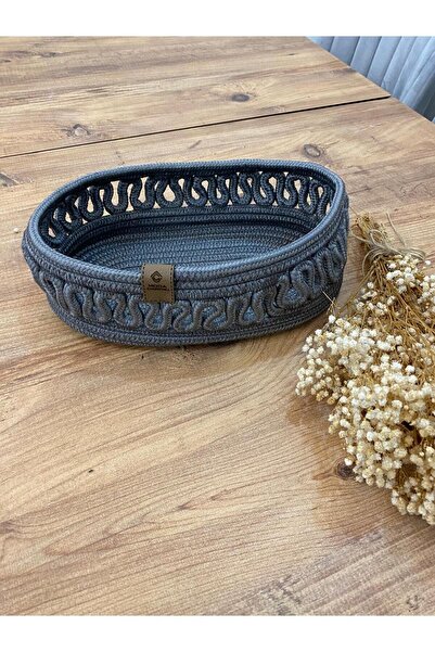 my doğa store Wicker and Jute Bread Basket - In-Cabinet, Organizer, Storage B...