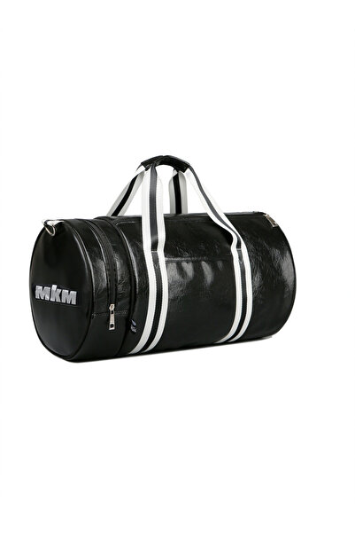 MKM Black Men's Women's Sports Bag - Casual Shoulder Bag with Strap