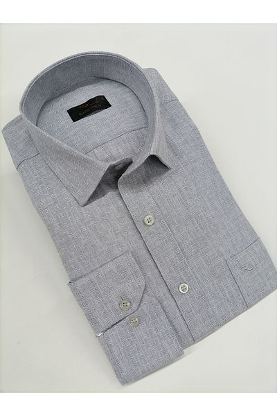 rasstmen Long Sleeve Comfortable Cut Classic Loose - Single Pocket