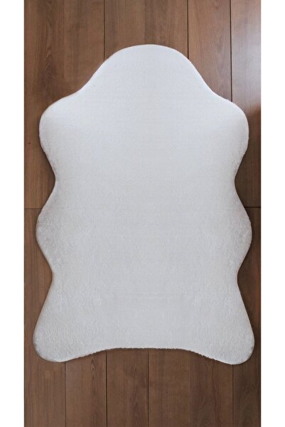 Sarar Tavsan Beyaz Tek Kafa Yıkanabilir Kaymaz Taban Post Peluş