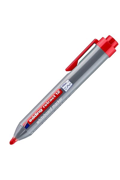 Edding Red Retract 12 Byt Pen - Pack of 10 Ed-12