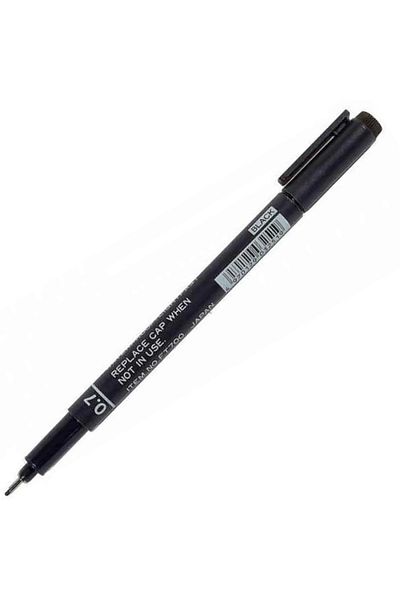Snowman Black Technical Drawing Pen - 0.7mm Ft700/0.7 Pack of 12