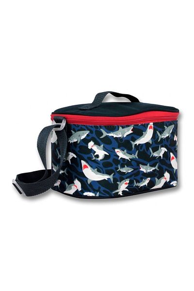 ÜMİT ÇANTA Blue-Red Shark Lunch Box - Boy