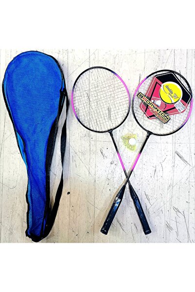 hn sport Badminton Raketi Set 2 Raket 1 Top Çantalı