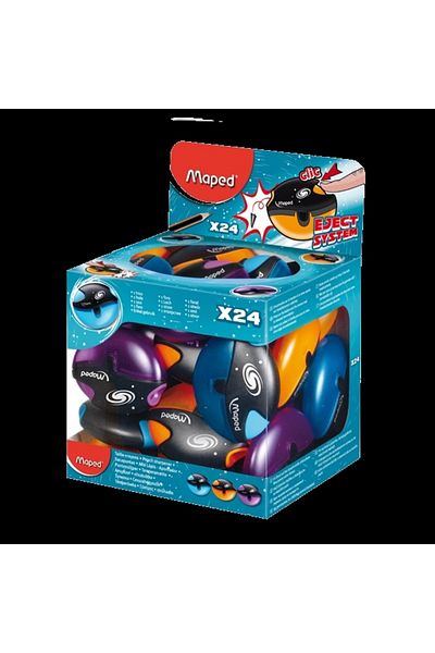 Maped Galatic503700 Student Pencil Sharpener - Pack of 24