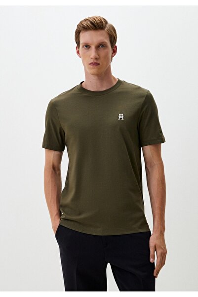 Tommy Hilfiger Th Monogram Embroidery Crew Neck T-Shirt