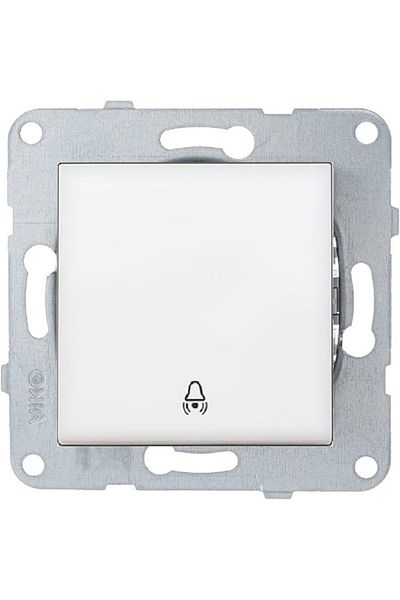 VİKO White Viko Karre Ringer Key - Frameless, 1 Piece