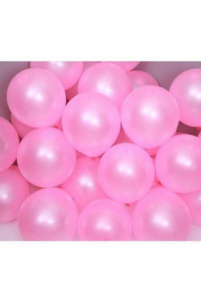 BalonEvi Metallic Pink Balloon 12" Inch 10 Pieces