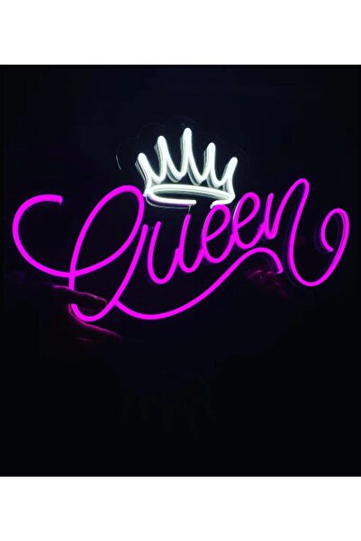 ARYA LİNA DESİGN Queen Yazılı Neon Led