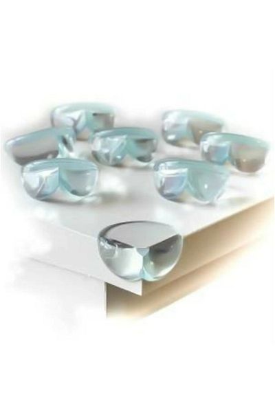 Hilamingo Home 4 Pieces Silicone Table Corner Protector - with Double Sided Tapes
