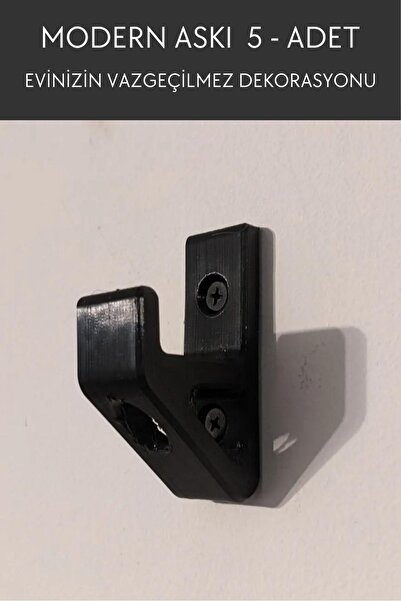 Nosa Mall Dekoratif Duvar Askısı | 5 Adet | Duvara Monte Edilen Askı | Modern...