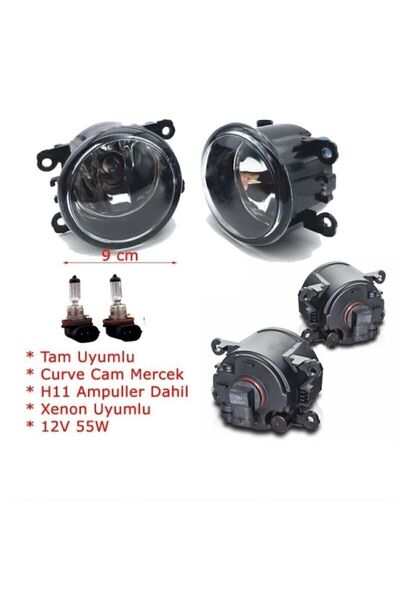 parcafix Renault Fluence Sis Farı Seti Ampüllü 8200074008 Takım 2 Adet