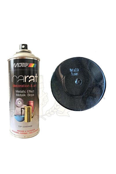 Motip Carat Akrilik Sprey Boya METALİK SİYAH 400 ml