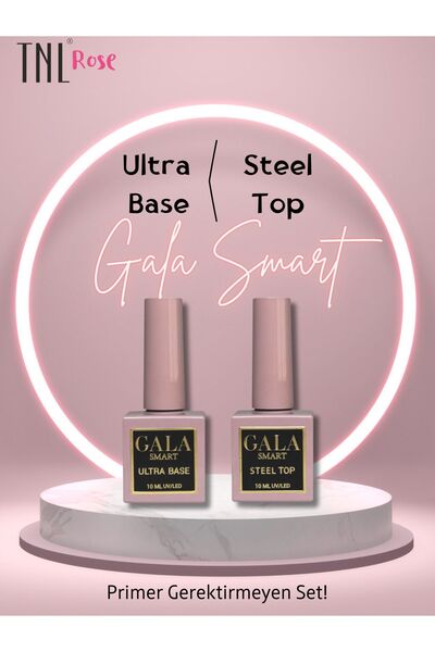 gala smart TNL ROSE GALA SMART Ultra Base 10 ml - Steel (Çelik) Top Coat 10 M...