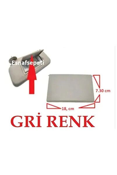 İthal Astra J Güneşlik Makyaj Aynası Kapağı, Gri Renk1437221