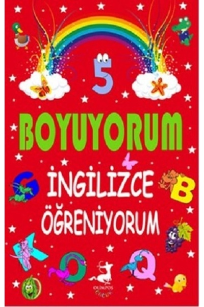 Olimpos Yayınları أنا أرسم أنا أتعلم اللغة الإنجليزية 5