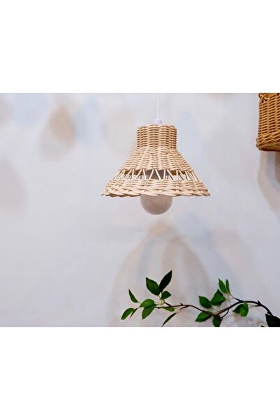 DEKORATTAN Rattan Bamboo Wicker Chandelier