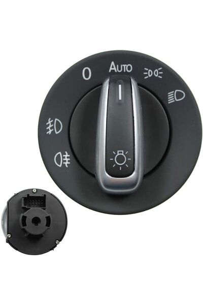 Genel Markalar Golf 6-passat-cc-t6-touran Far Anah. Uyumlu Auto-krom 3c8941431a