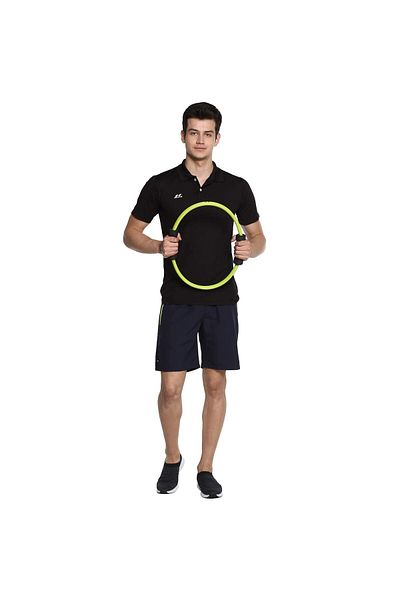 Nivia RAY Polo-5 T-Shirt Men's, Black, L