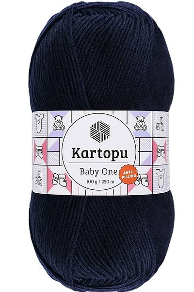 Kartopu Μωρό Ένα Μη Χνουδωτό Μωρουδιακό Μαλλί Σκούρο Μπλε K636