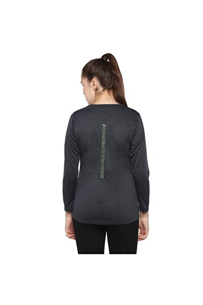 Nivia Hydra-9 T-Shirt Full Sleeve - Women, Dark Grey, S