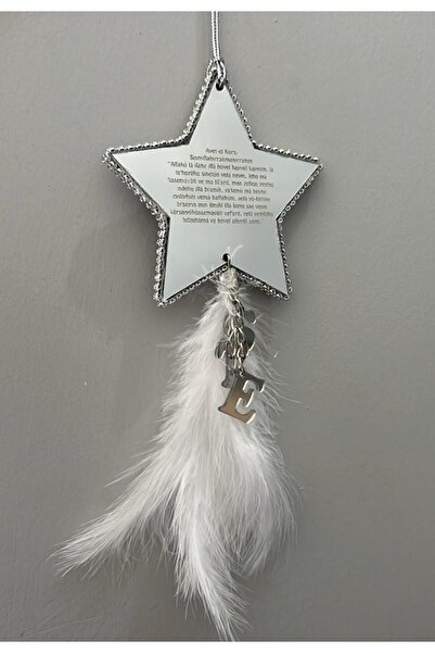 Ste Desing Kişiye Özel Kenarları Taşlı Ayetel Kürsi ve Arabaya Binince Okunan Dualı Araba Süsü