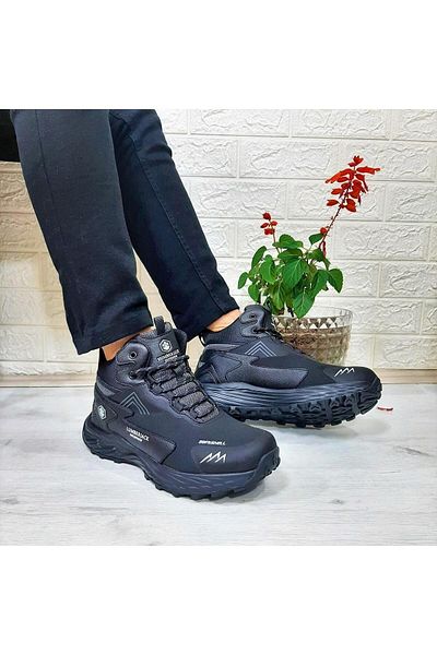 lumberjack Ανδρικές μπότες Burk Black Waterproof Outdor