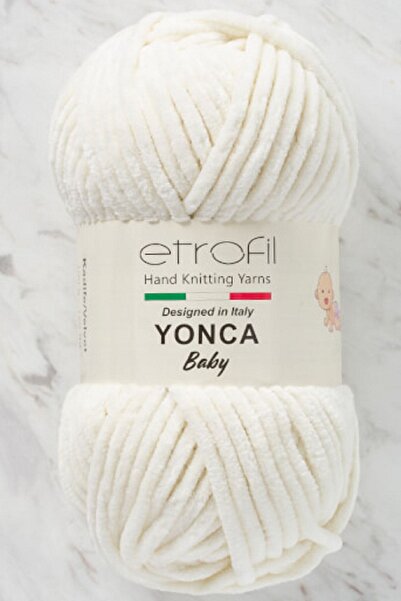 Etrofil Yonca Baby Hand Knitting Yarns 1 Adet Krem Kadife Color : 70016