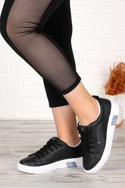 lumberjack Negru - Pantofi sport casual pentru femei Tina Lace-Up