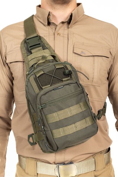 Akıncılar Outdoor Akn Taktik El Çantası Kare Haki