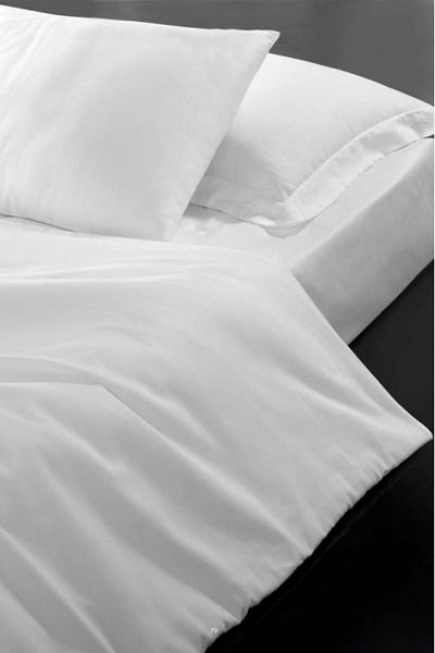 Melis Home Battal White Poly-cotton Duvet Cover Set