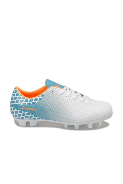 Kinetix حذاء Sergi Ag Cleats Astroturf Field باللون الأبيض للأولاد