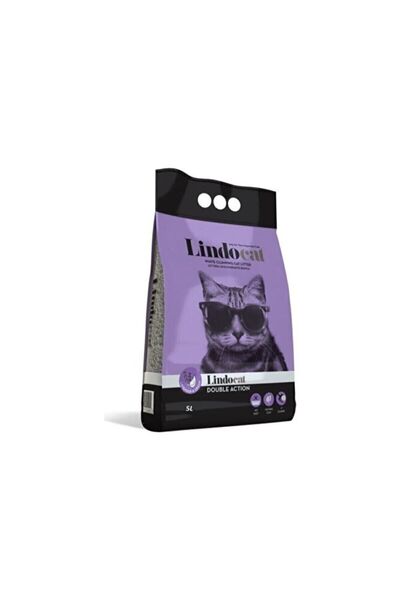 Lindo Cat Lindocat Lavantalı Ince Taneli Topaklanan Kedi Kumu Lavantalı 5 Lt