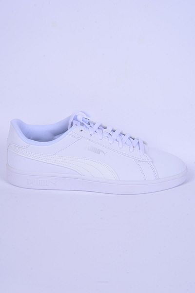 Puma 392336-09 Smash 3.0 Buck Λευκά-λευκά ανδρικά αθλητικά παπούτσια
