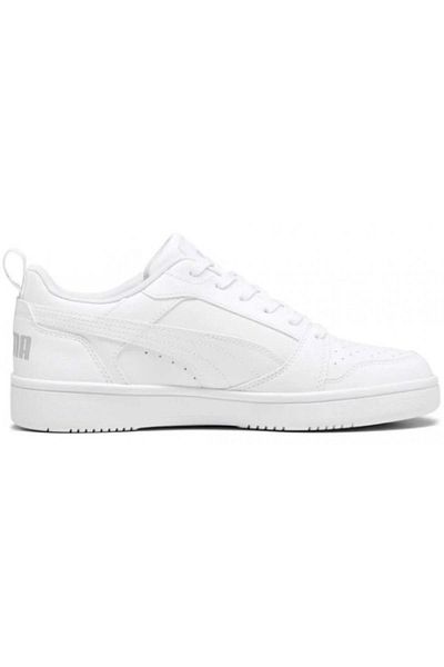 Puma 392328 03 Rebound V6 Low Λευκό-γκρι ανδρικά αθλητικά παπούτσια