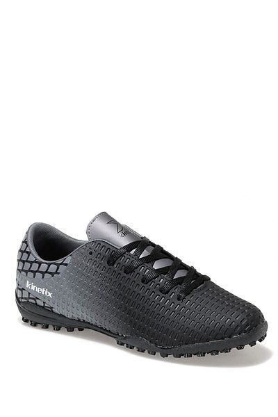 Kinetix 101185972 Sergi Tf pentru bărbați, pantofi de fotbal pe teren Astroturf, negru - gri, 40/45