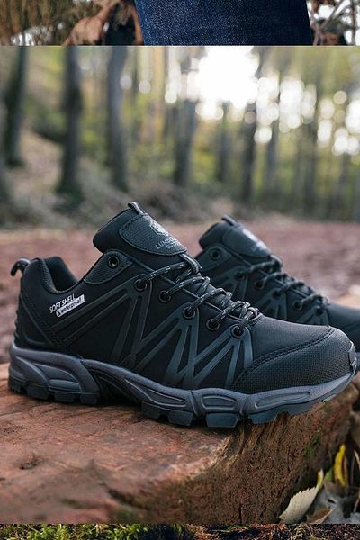 lumberjack Ανδρικά αδιάβροχα παπούτσια Shell Black B9101387047-2μαύρα