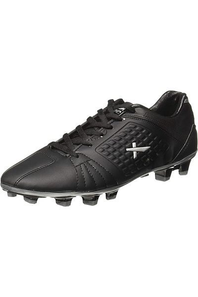Vector X Velocity Football Shoes | Black, 5 UK/ 6 US / 39 EU | Polyurethane |Lace-Up
