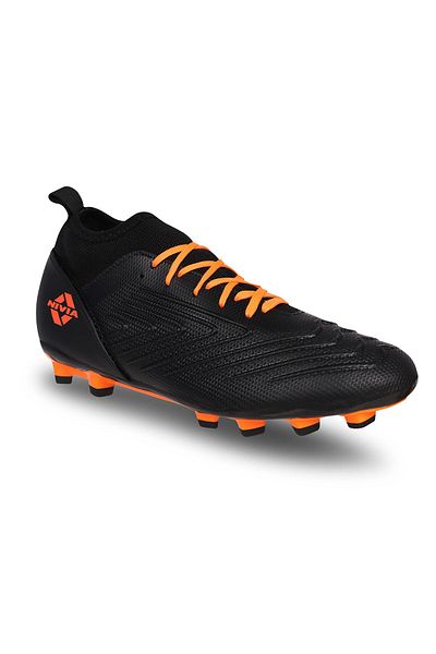 Nivia Crane 2.0 Football Shoes (Black, 8 UK/ 9 US / 42 EU) | Thermoplastic Polyurethane